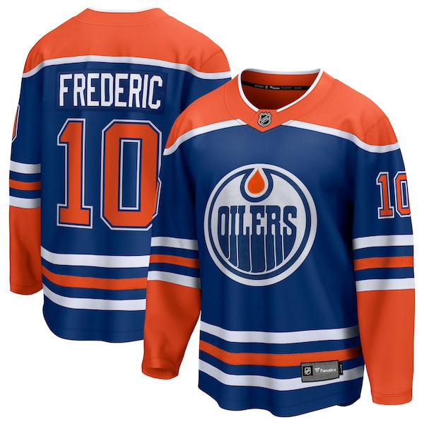 Trent Frederic Edmonton Oilers Home Breakaway Jersey - Royal
