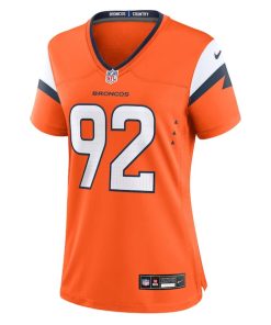 Alternative view of Dondrea Tillman Denver Broncos Nike Women's Team Game Jersey -  Orange