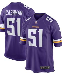 Blake Cashman Minnesota Vikings Nike Team Game Jersey -  Purple