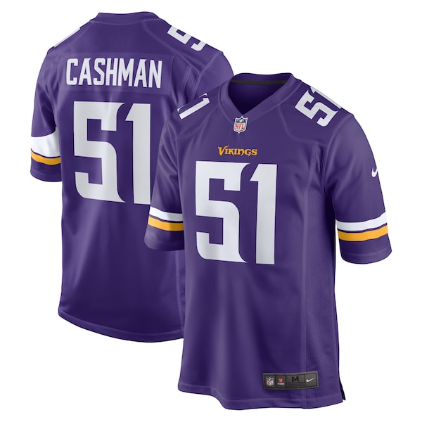 Blake Cashman Minnesota Vikings Nike Team Game Jersey - Purple
