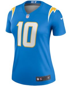 Alternative view of Justin Herbert Los Angeles Chargers Nike Women's Legend Jersey - Powder Blue