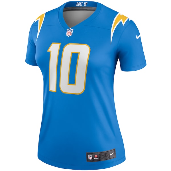 Justin Herbert Los Angeles Chargers Nike Women's Legend Jersey - Powder Blue - Image 2