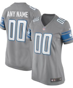 Detroit Lions Nike Women's Alternate Custom Game Jersey - Gray
