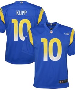 Alternative view of Cooper Kupp Los Angeles Rams Nike Youth Game Jersey - Royal/White