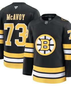 Charlie McAvoy Boston Bruins  Home Premium Player Jersey - Black