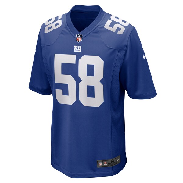 Casey Kreiter New York Giants Nike Game Jersey - Royal - Image 2