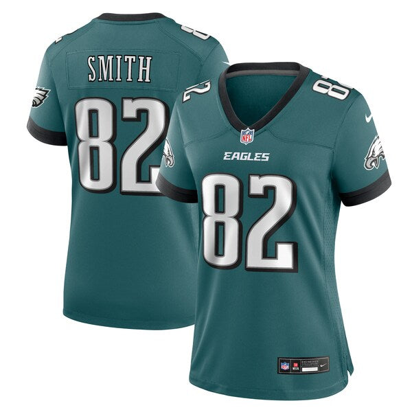 Ainias Smith Philadelphia Eagles Nike Women's Team Game Jersey - Midnight Green - Image 3