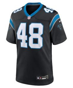 Alternative view of Thomas Incoom Carolina Panthers Nike Team Game Jersey -  Black