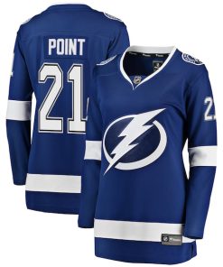 Brayden Point Tampa Bay Lightning  Women's Breakaway Player Jersey - Blue