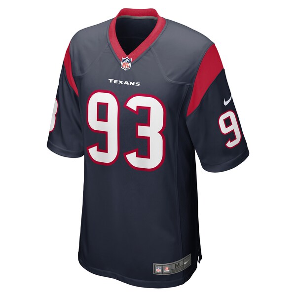 Kurt Hinish Houston Texans Nike Game Player Jersey - Navy - Image 2