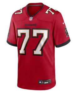 Alternative view of Charlie Heck Tampa Bay Buccaneers Nike Team Game Jersey -  Red