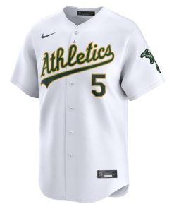 Alternative view of Jacob Wilson Athletics Nike Home Limited Player Jersey - White