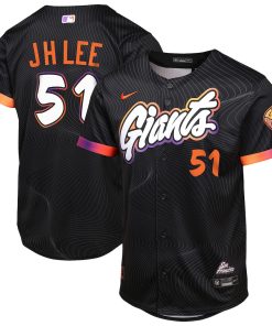 Jung Hoo Lee San Francisco Giants Outerstuff Youth 2025 City Connect Limited Jersey - Anthracite