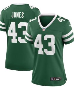 Cam Jones New York Jets Nike Women's Team Game Jersey - Legacy Green