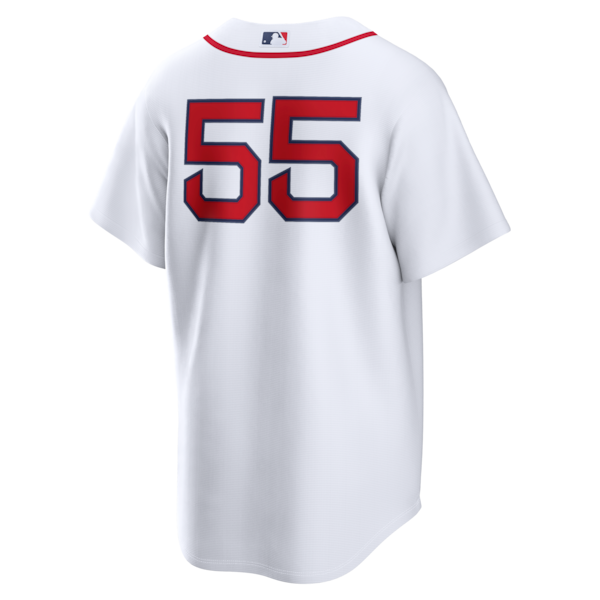 Ranger Su¨¢rez Boston Red Sox Nike Home Replica Jersey - White - Image 3