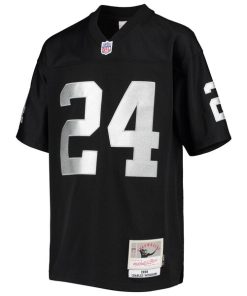 Alternative view of Charles Woodson Las Vegas Raiders Youth 1998 Legacy Retired Player Jersey - Black