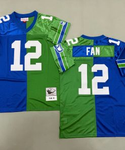 12th Fan Seattle Seahawks Authentic Split Throwback Retired Player Jersey