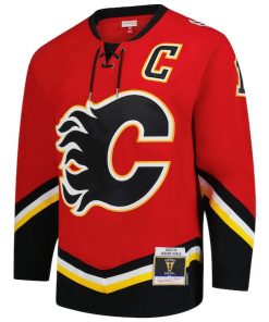 Alternative view of Jarome Iginla Calgary Flames  2003-04 Power Play Jersey - Red