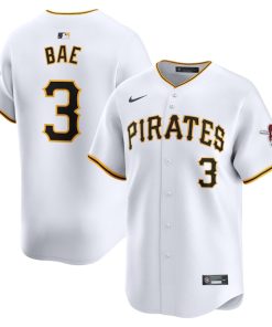 Ji-Hwan Bae Pittsburgh Pirates Nike Home Limited Player Jersey - White