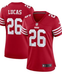 Chase Lucas San Francisco 49ers Nike Women's Team Game Jersey -  Scarlet