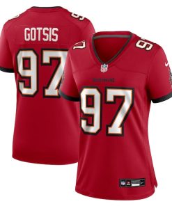 Adam Gotsis Tampa Bay Buccaneers Nike Women's Team Game Jersey -  Red