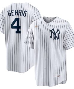 Lou Gehrig New York Yankees Nike Home Cooperstown Collection Player Jersey - White