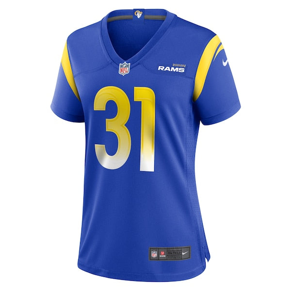 Nick Hampton Los Angeles Rams Nike Women's Home Game Jersey - Royal - Image 2