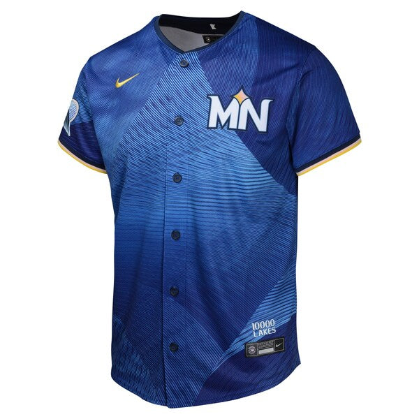 Minnesota Twins Nike Youth 2024 City Connect Limited Jersey - Royal - Image 2