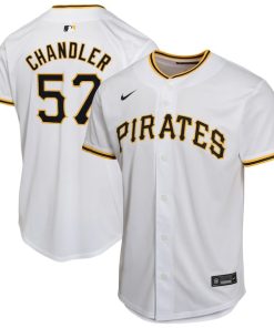 Bubba Chandler Pittsburgh Pirates Nike Youth Home Player Game Jersey - White