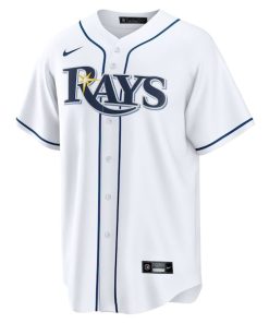 Alternative view of Yandy D¨ªaz Tampa Bay Rays Nike Home Replica Jersey - White