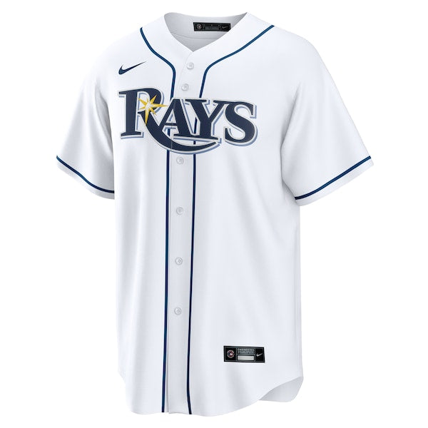 Yandy D¨ªaz Tampa Bay Rays Nike Home Replica Jersey - White - Image 2