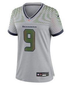Alternative view of Kenneth Walker III Seattle Seahawks Nike Women's 2025 Rivalries Collection Game Jersey - Wolf Gray