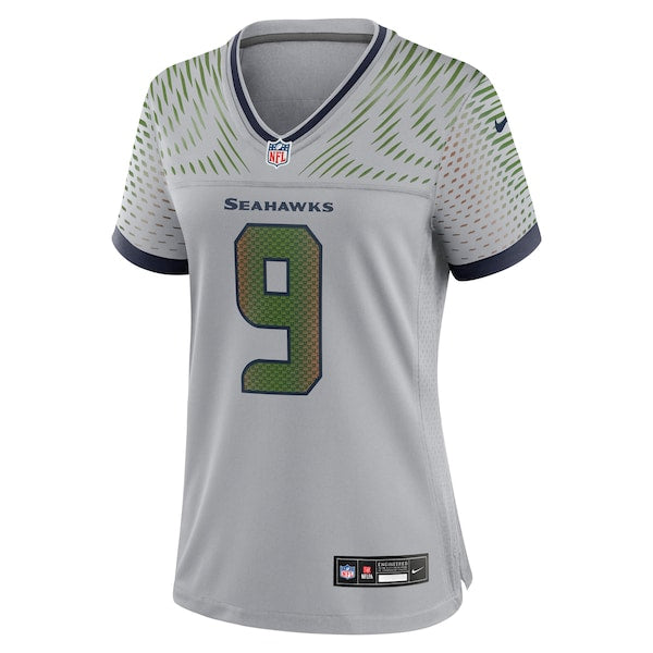 Kenneth Walker III Seattle Seahawks Nike Women's 2025 Rivalries Collection Game Jersey - Wolf Gray - Image 2