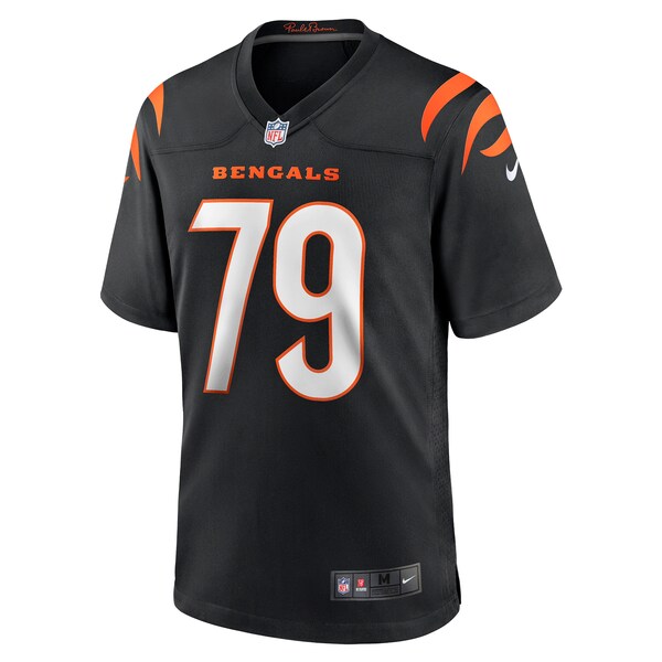 Jackson Carman Cincinnati Bengals Nike Game Jersey - Black - Image 2