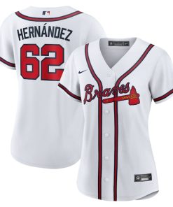 Daysbel Hernandez Atlanta Braves Nike Women's Home Replica Jersey - White
