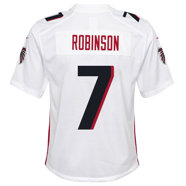 Bijan Robinson Atlanta Falcons Nike Youth Player Game Jersey - White - Image 4
