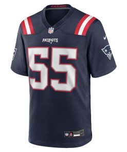 Alternative view of Marcus Bryant New England Patriots Nike Team Game Jersey -  Navy