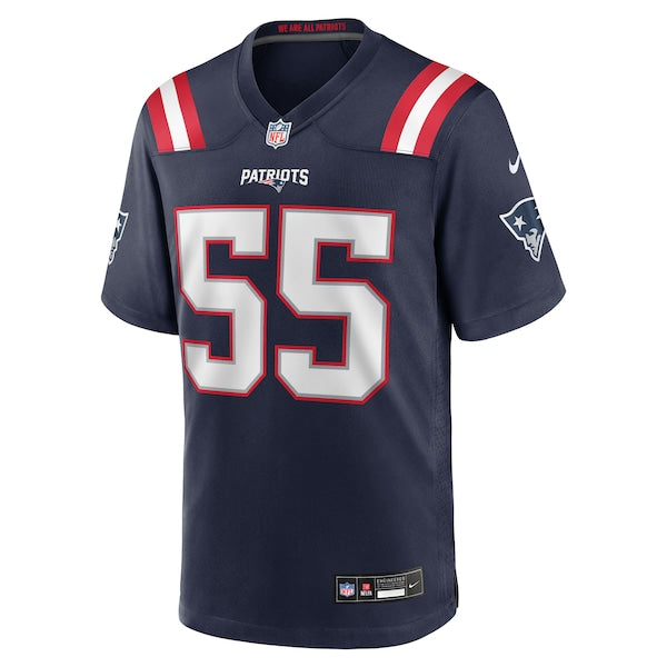 Marcus Bryant New England Patriots Nike Team Game Jersey - Navy - Image 2