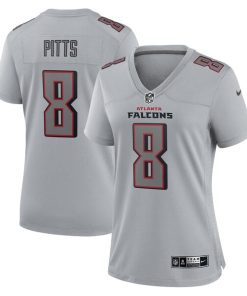 Kyle Pitts Atlanta Falcons Nike Women's Atmosphere Fashion Game Jersey - Gray