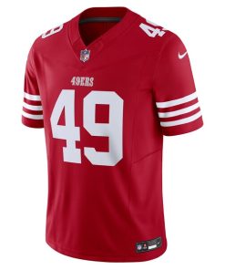 Alternative view of The Faithful San Francisco 49ers Nike Vapor F.U.S.E. Limited Jersey - Scarlet