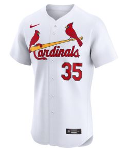 Alternative view of Jos¨¦ Ferm¨ªn St. Louis Cardinals Nike Home Elite Player Jersey - White