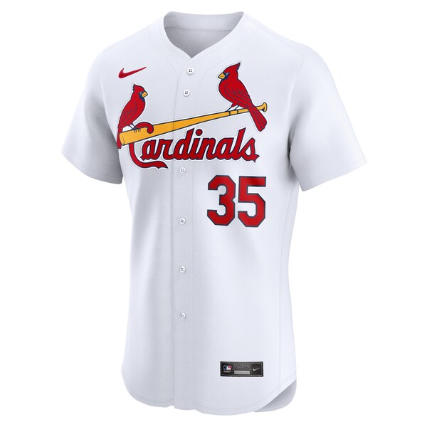 Jos¨¦ Ferm¨ªn St. Louis Cardinals Nike Home Elite Player Jersey - White - Image 2