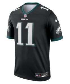 Alternative view of A.J. Brown Philadelphia Eagles Nike Legend Jersey - Black