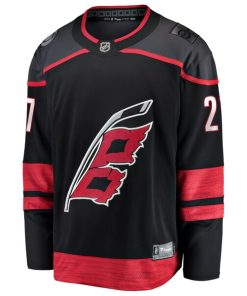 Alternative view of Nikolaj Ehlers Carolina Hurricanes  Home Breakaway Jersey - Black