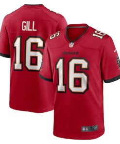 Trenton Gill Tampa Bay Buccaneers Nike Team Game Jersey -  Red