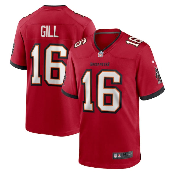 Trenton Gill Tampa Bay Buccaneers Nike Team Game Jersey - Red
