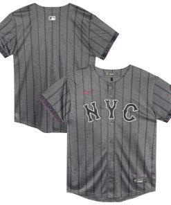 New York Mets Nike Preschool City Connect Jersey - Gray