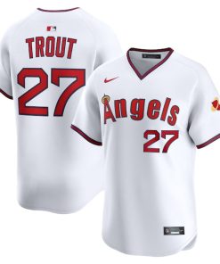Mike Trout Los Angeles Angels Nike Alternate Limited Jersey - White