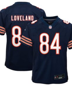 Colston Loveland Chicago Bears Nike Youth Team Game Jersey - Navy