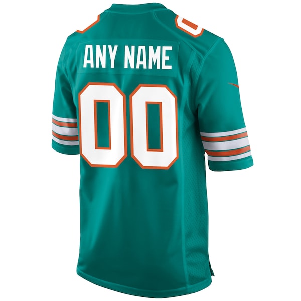 Miami Dolphins Nike Alternate Custom Game Jersey - Aqua - Image 3